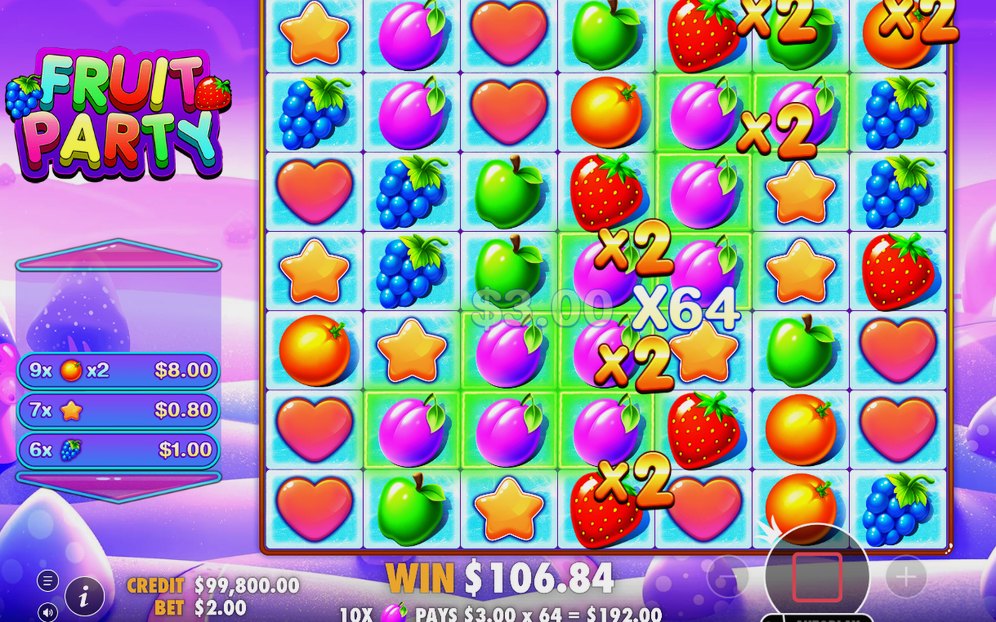 Free Spins round with Multiplier tiles in play