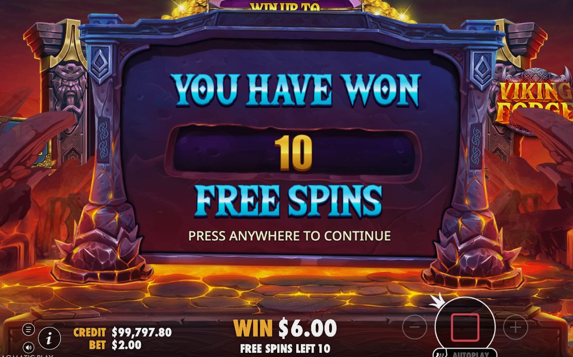 Free Spins round with special reels in play